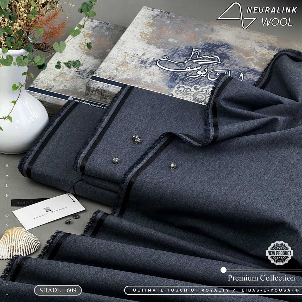 Bin Shahid NEURA-LINK Premium Wool Unstitched Suit
