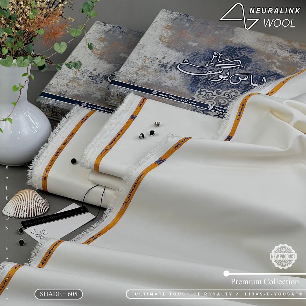 Bin Shahid NEURA-LINK Premium Wool Unstitched Suit