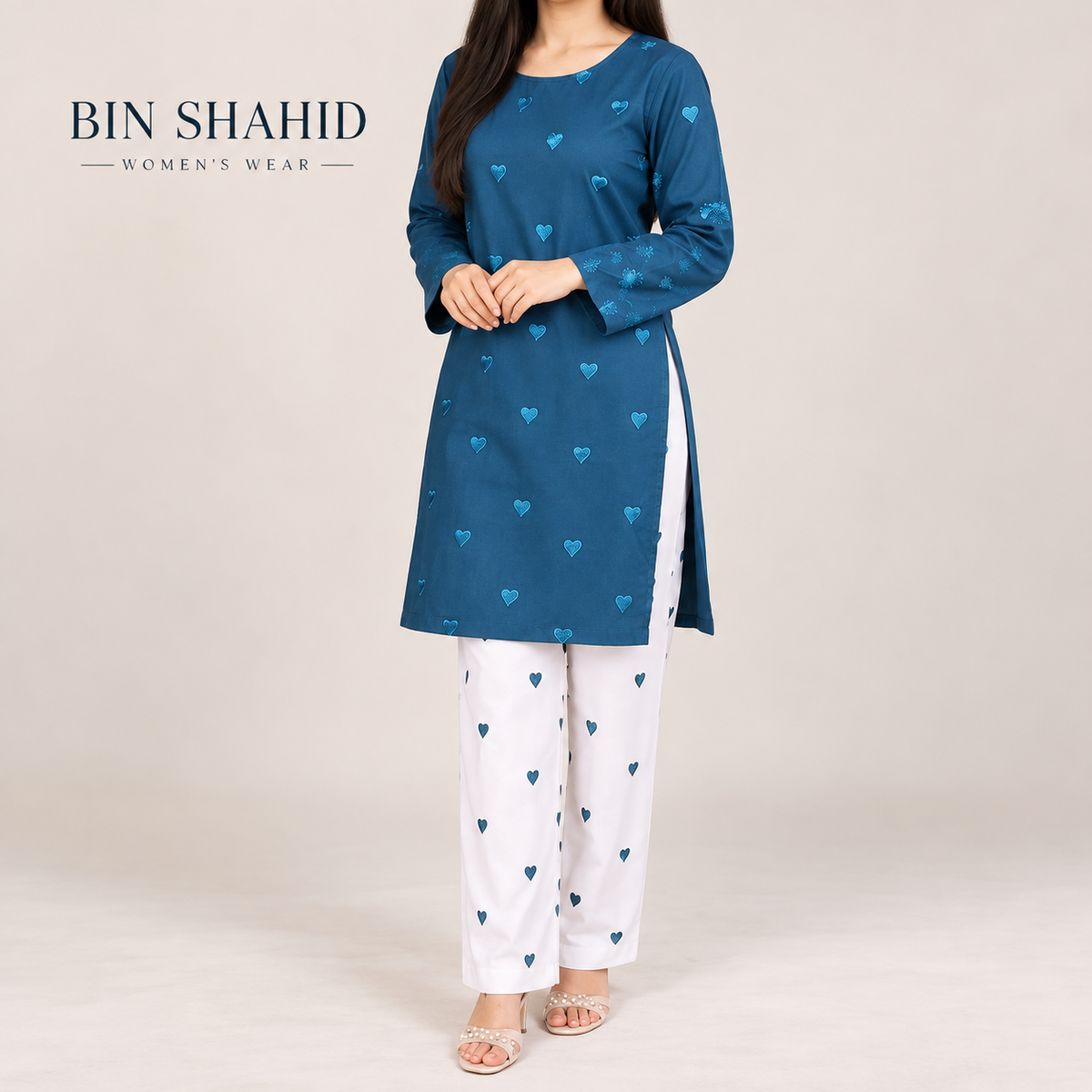 Bin Shahid Bonanza Satrangi 2PC Embroidered Dhanak