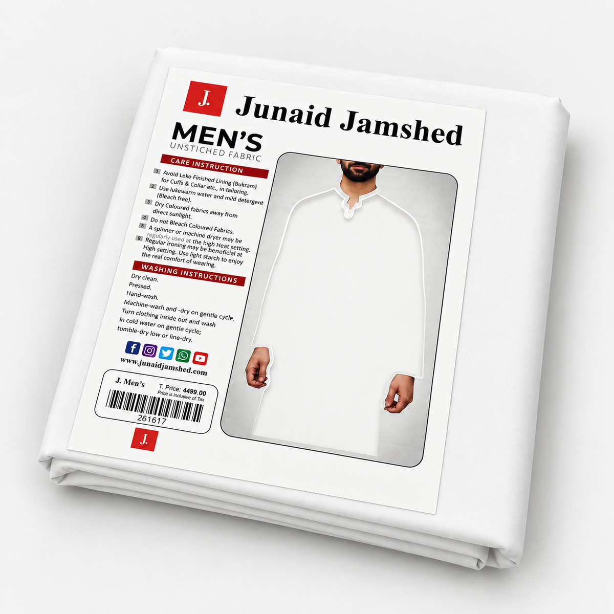 Bin Shahid Soft Wash & Wear Unstitched Suit